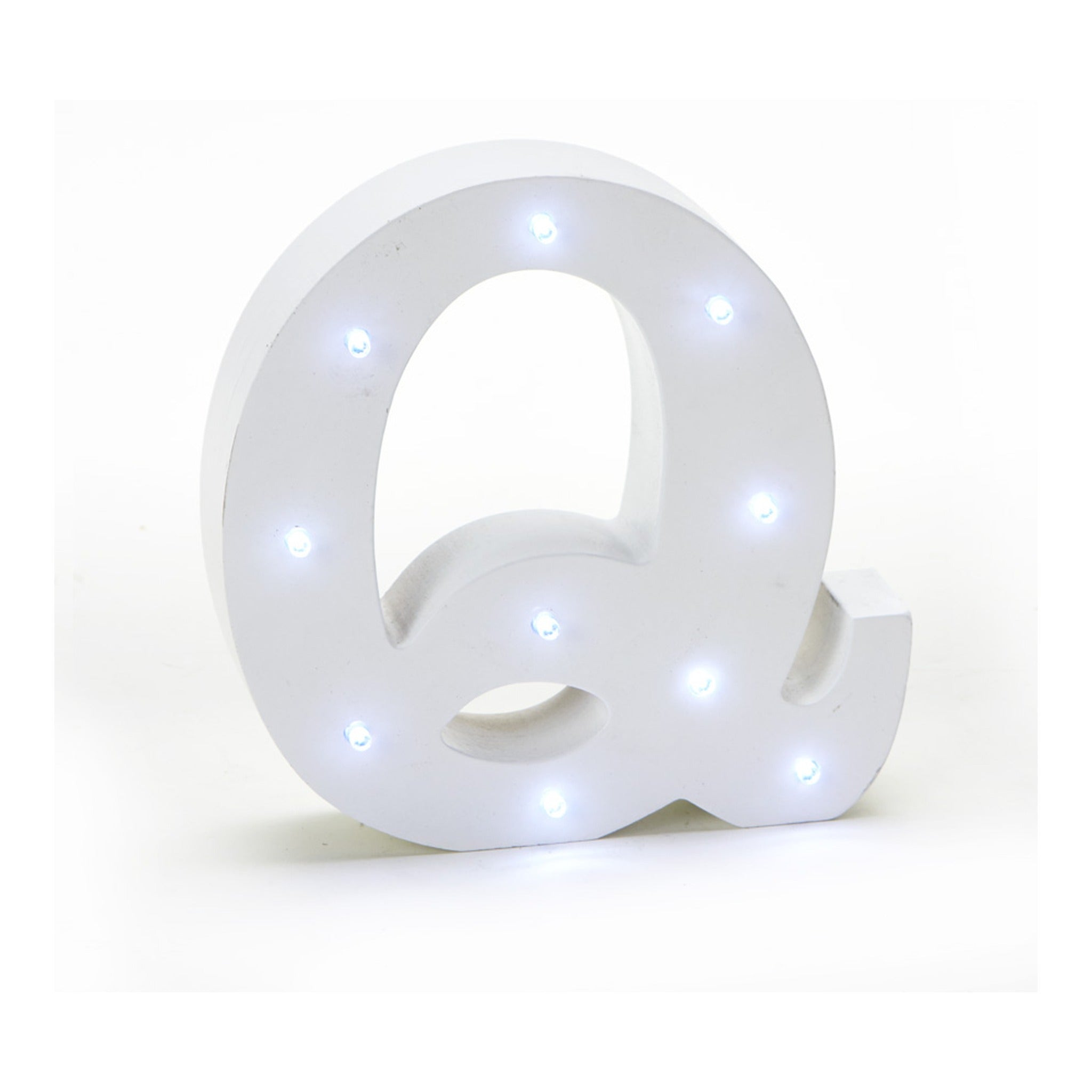 Vintage LED Marquee Letter Q